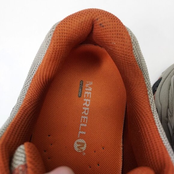 Merrell Air Hiking Shoe Women's US 10 Gray Orange Grasshopper Training Sneaker - Picture 10 of 13